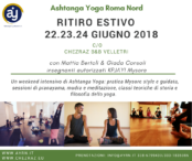 RITIRO ESTIVO ASHTANGA YOGA ROMA NORD